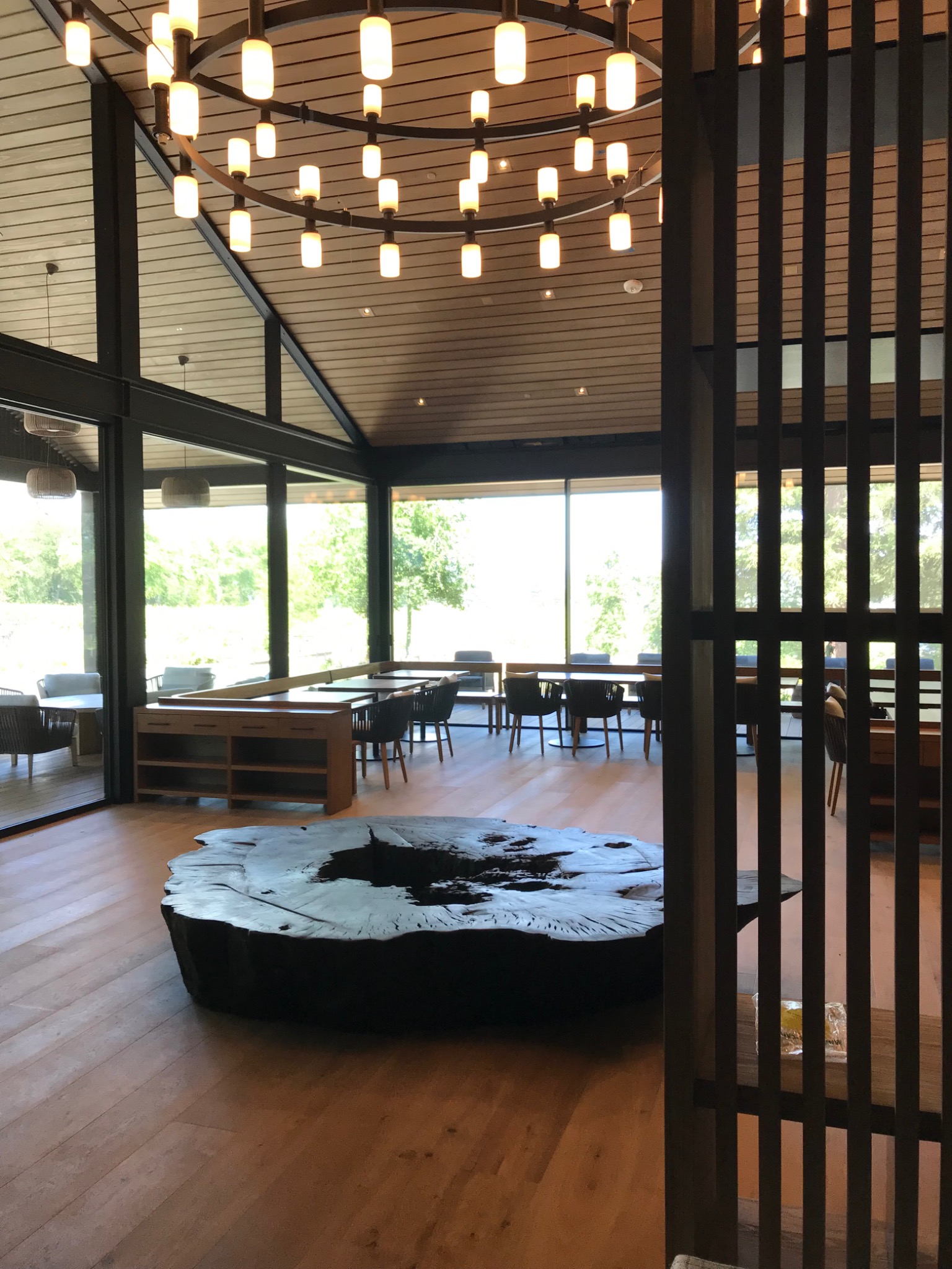 Flowers Winery tasting room interior